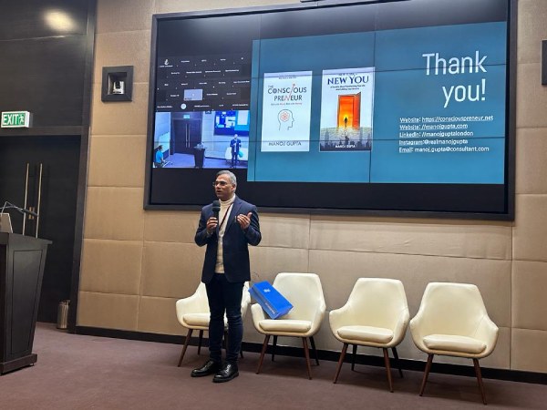 Manoj Gupta conducting ‘Consciouspreneur’ workshop at Infosys Bangalore